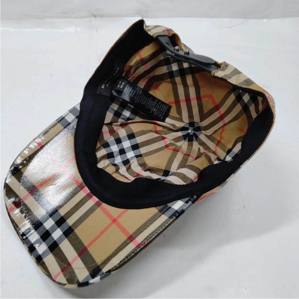 Authentic Burberry Check Cap Vintage Unisex Used Condition - Picture 4 of 9